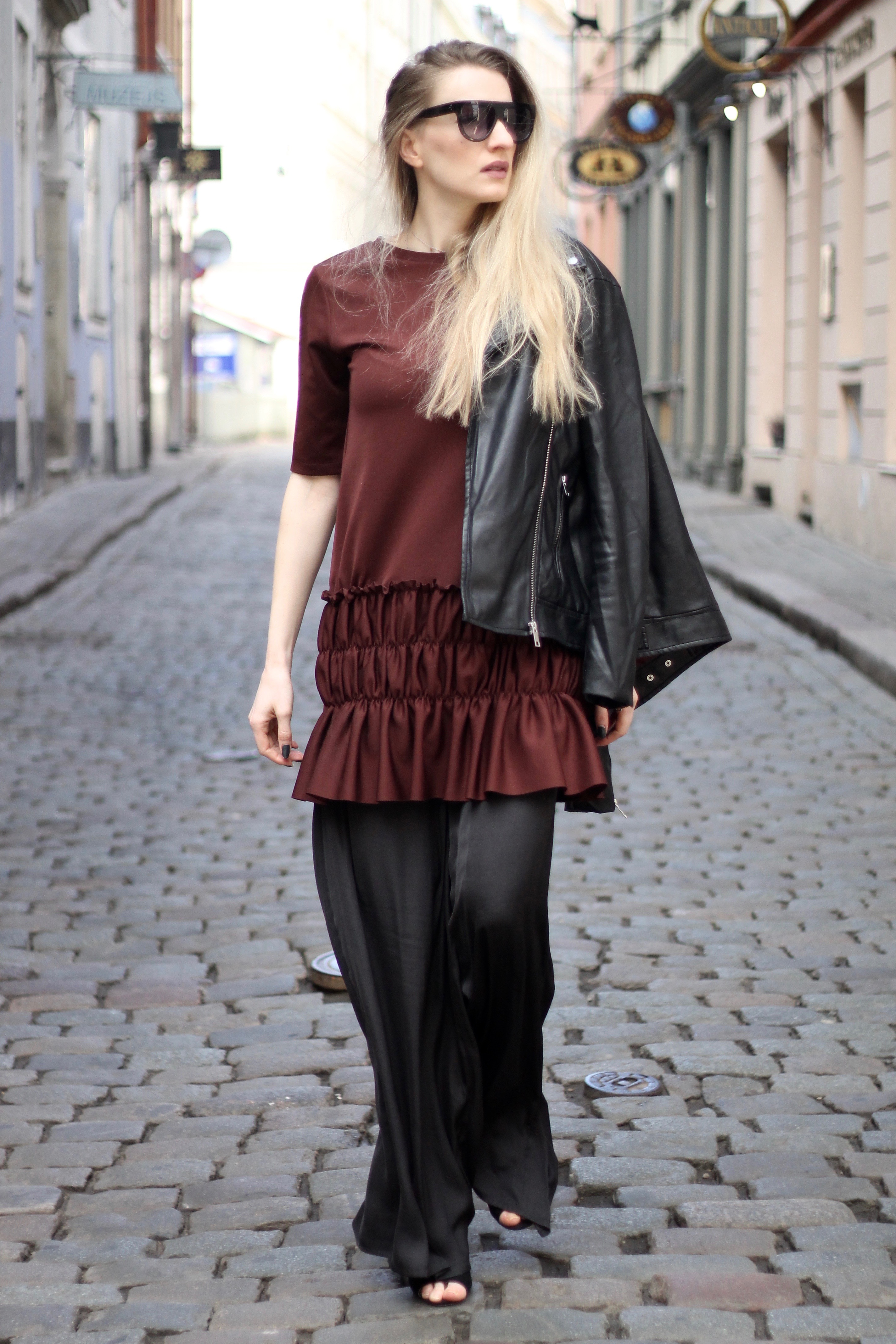 MON MODE / Fashion Blogger / Denim Culottes / Lisbon, Portugal