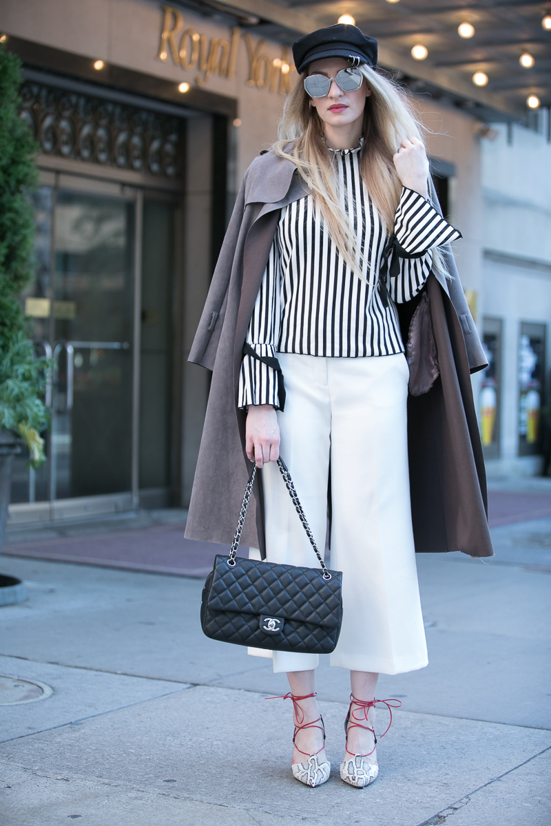 MON MODE / Fashion Blogger / Toronto Blogger | Fairmont Hotel | Newsboy Hat | Fall Trends 