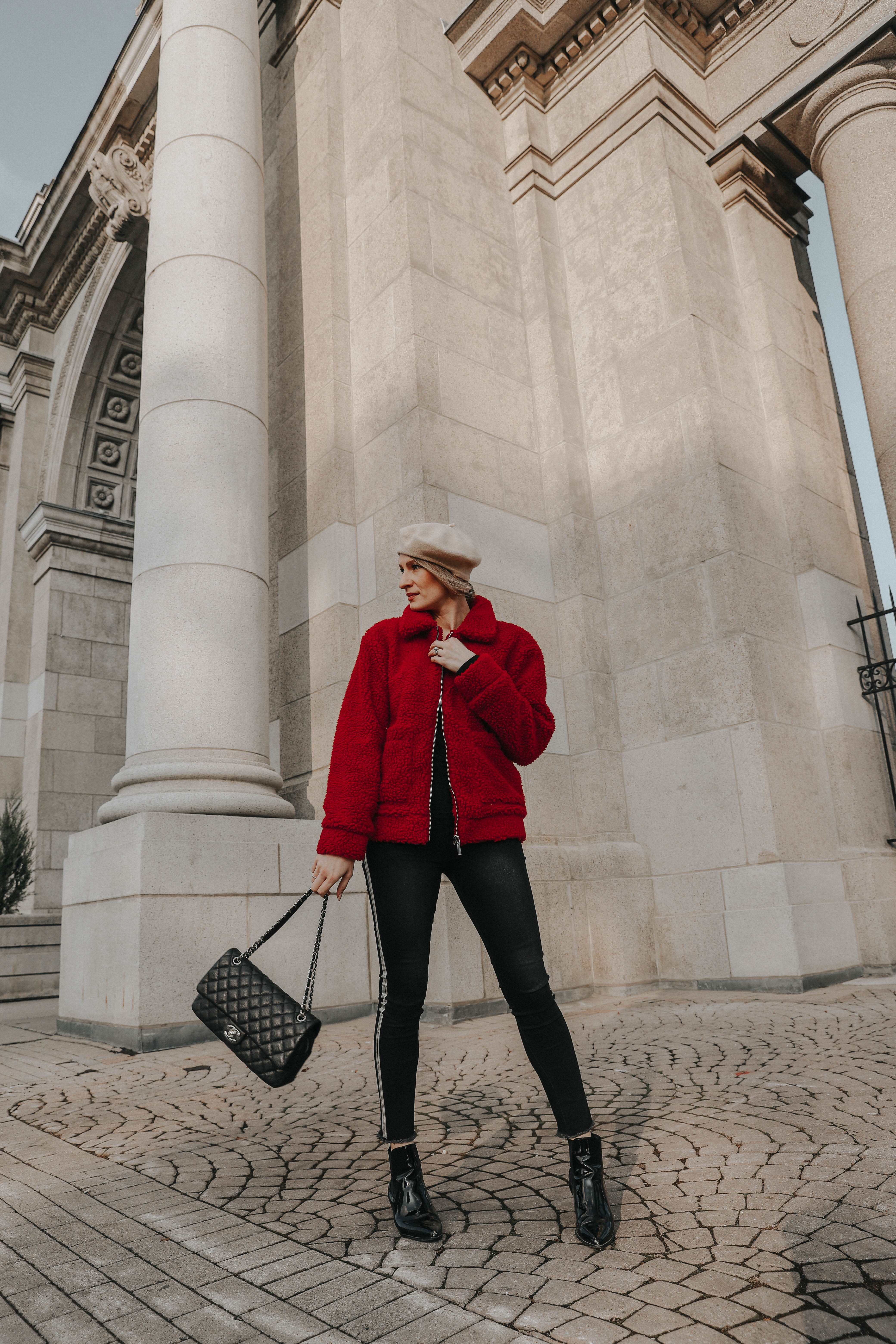 MON MODE Blog | Mon Mode | Style Blog | Red Teddy Coat 