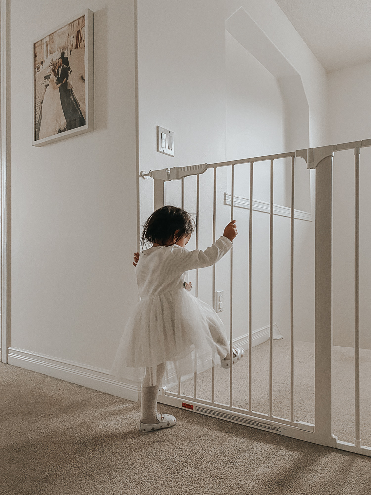 A stylish new way for baby proofing stairs - Savvy Sassy Moms
